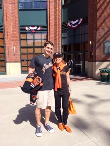 Max & Danielle @ Giants game